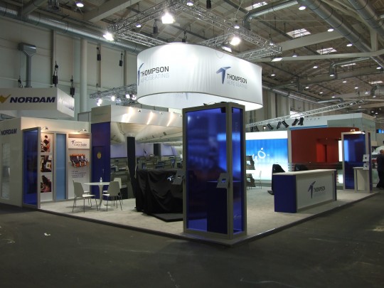 Thompson aero seating exhibition stand, Germany