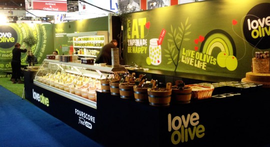 Love Olive exhibition stand, IFEX 2012
