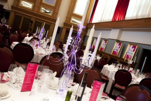 BITC NI Awards table dressing for events