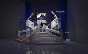 Conference backdrop design for the Famous Titanic Belfast