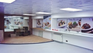 printed blinds for showroom fit out