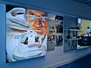 printed light boxes for showroom fit-out